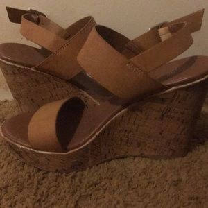 Tan wedges